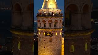 Single Visit Galata Tower for Love💖 shorts viral turkey facts [upl. by Elyrad]