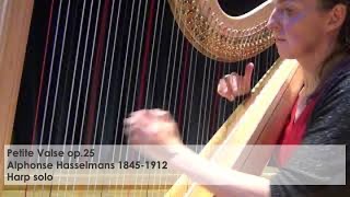 Petite Valse op25  Alphonse Hasselmans Silke Aichhorn Harp solo [upl. by Assiren]