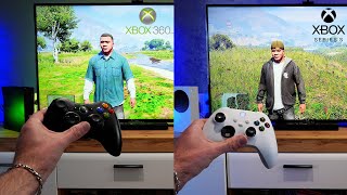 GTA 5  XBOX 360 Vs XBOX Series S  Side By Side Graphics And Performance Comparison [upl. by Vig]