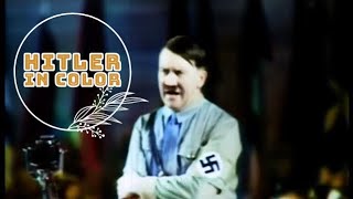 Adolf Hitler Speech in Color 1933  State of Nazi Union [upl. by Kallick667]