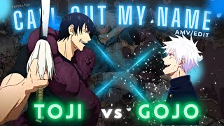 TOJI vs GOJO  Jujutsu Kaisen Season 2「EDIT」 The Weekend  Pepekachu [upl. by Arihaj]