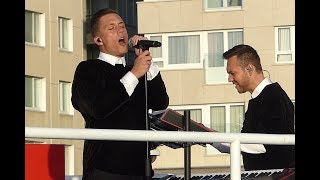 Loïc Nottet  Chandelier LIVE  Ostende QBeach House  27072017 [upl. by Aiak954]