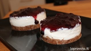 Cheesecake light con yogurt greco [upl. by Akiem620]