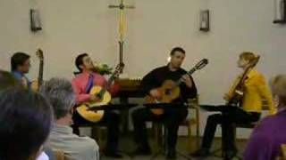 Baltic Guitar Quartet  Luigi Boccherini  Fandango fragment [upl. by Lennahs]