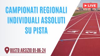 CAMPIONATI REGIONALI INDIVIDUALI ASSOLUTI SU PISTA  BUSTO ARSIZIO 010624 [upl. by Maller]