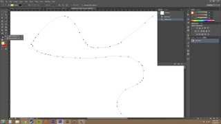 Photoshop CS6 Tutorial  156  Freeform Pen Tool [upl. by Nealy]