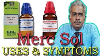 Merc Sol  Symptoms and Uses in Homeopathy by Dr PS Tiwari [upl. by Petite]