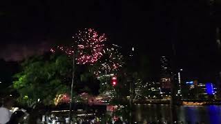 Brisbane New Years Eve Fireworks 2023 [upl. by Scherle]