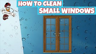 How To Clean Small Windows [upl. by Jephthah]