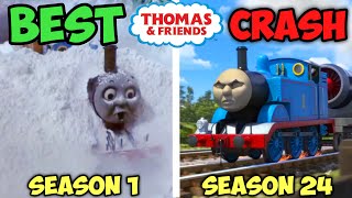 BEST CRASH From EVERY Thomas amp Friends Season Season 124 [upl. by Nytsirc]