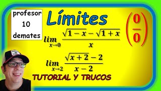 LÍMITES CON RAÍCES Indeterminación 00 Ejercicios resueltos [upl. by Yee351]