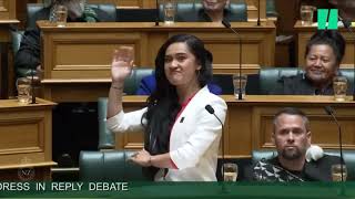 Un HAKA contre la Politique du Gouvernement NZ  2023  Hana Rawhiti Maipi Clarke [upl. by Melleta622]