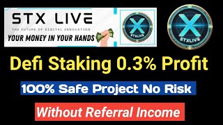 crypto coin STX LIVE  without refferal earning [upl. by Aitenev313]