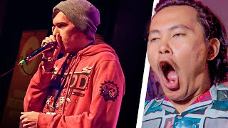 ADI KERANG React BATACO vs CODFISH  Grand Beatbox SHOWCASE Battle 2018  SEMI FINAL [upl. by Berga234]