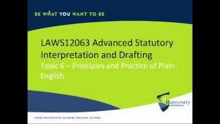 Legal writing course Plain English Writing [upl. by Berky688]