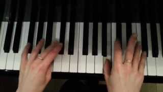 F sharpG flat major scale piano hands together two octaves [upl. by Scherle]