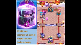 Clash Royale  Probando al MK evo en combate [upl. by Arrad946]