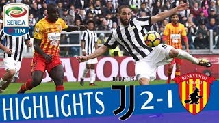 Juventus  Benevento 21  Highlights  Giornata 12  Serie A TIM 201718 [upl. by Aitercal]