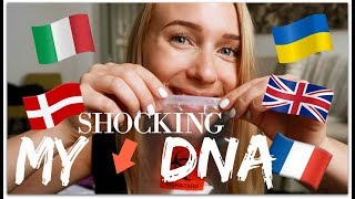 SHOCKING DNA TEST RESULTS  MyHeritage DNA Kit [upl. by Kalb]