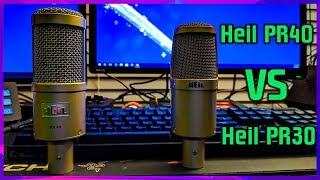 Heil PR40 vs Heil PR30 Two fantastic Twitch streaming mics do battle [upl. by Wilton247]