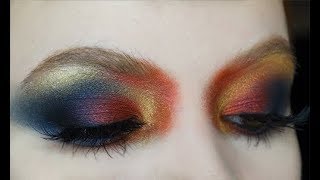 Editorial Makeup Kat Von D Saint and Sinner Eyeshadow Palette  badtothebrow [upl. by Aisset705]