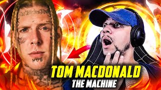 BEST TOM VERSE EVER Tom MacDonald  The Machine LIVE REACTION [upl. by Ayifa]