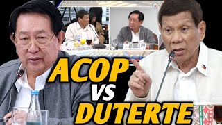 Nag kaharap na si dating Pangulong Duterte at Rep Acop mag tanong ka ng pulis Pulis ka naman [upl. by Laurinda]