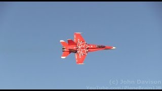 2017 Airshow London  CF18 Demo amp RCAF Heritage Flight [upl. by Lavud]