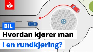 Hvordan kjører man i en rundkjøring [upl. by Aerdnod]