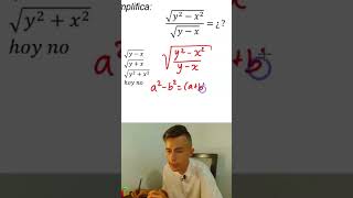 ¿PUEDES simplificar RAÍCES shortsviral maths matematicas mathproblem shorts [upl. by Yaron]