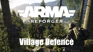 Intense Village Defence Firefight in Arma Reforger armareforger [upl. by Hoag]