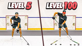 35 Stickhandling Drills But They Get Increasingly Harder [upl. by Charry97]