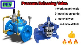 Pressure Releasing Valve Working Principle  What is PRV and and how to Install 🔥🔥 [upl. by Pine]