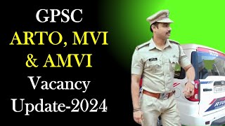 GPSC ARTO MVI amp AMVI Recruitment Urates2024 I GPSV RTO Recruitment2024 gpscrtoclas23 [upl. by Aneerbas]