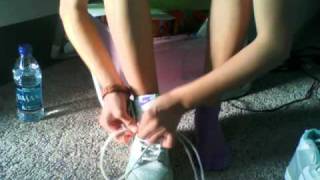 How to lace Nike Dunk high IF YOU ARE WATCHING THIS GO TO THEDELSSOLEMy Channel Now [upl. by Aynosal344]