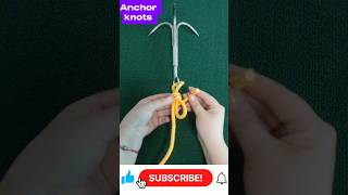 Master the Anchor Knot Secure Your Line with Easequotanchorknots diyknots masterknots [upl. by Nemrak389]