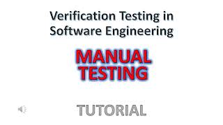 Verification Testing  Testing  Tutorial  Testing Labs A to Z [upl. by Aihsein]