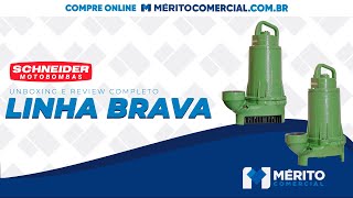 Bomba Submersível Schneider Brava Dv10 1 Cv Trifásica 220v [upl. by Sirtaeb]