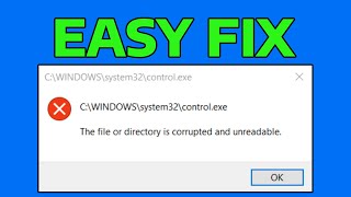 How To Fix The File or Directory Is Corrupted or Unreadable Hard Drive Wont Open [upl. by Nosmas]