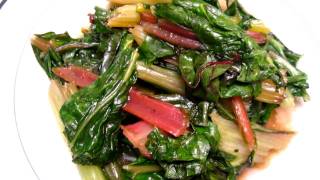 COOKING  rainbow chard [upl. by Aylmar]