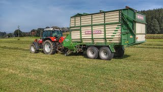 TrocknungXLSteyr 9095MT amp Steyr 9086 mit Bergmann Royal [upl. by Molloy598]