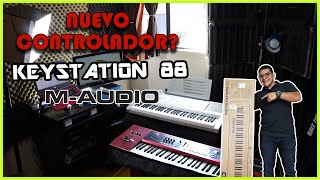 reseña en español del keystation 88 unboxing [upl. by Elman]