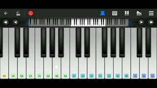 Ami Sudhu cheyechi Tomay song mobile piano [upl. by Waylan]