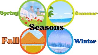 Seasons All Year Round  Four seasons  Kids Song ☆ [upl. by Rossner766]