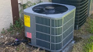 Brand New 2023 ComfortStar 2Ton central air conditioner off [upl. by Dobb]