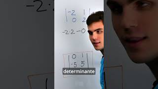 Cómo calcular el determinante de una matriz 2x2  2 1 0 2 [upl. by Tobias]