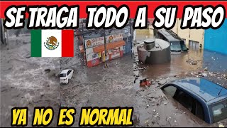 Alerta Máxima Ecatepec queda Bajo el Agua fuertes lluvias e inundaciones en Ecatepec EDOMEX [upl. by Lehcir854]