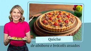 Dramas Culinários  Quiche de abóbora e brócolis assados [upl. by Fitts]