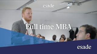 Esades Full Time MBA in Barcelona [upl. by Aiksas]