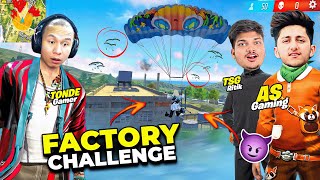 Factory Roof Challenge with As Gaming amp Tsg Ritik 🔥Free Fire Max [upl. by Wong]